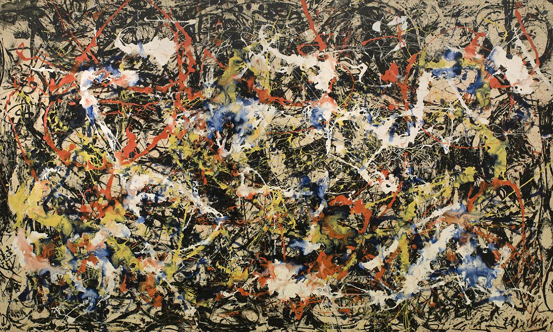 An original Jackson Pollock